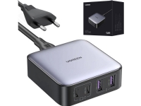 Ugreen lader UGREEN CD327 Nexode vegglader, 2x USB-C, 2x USB-A, GaN, 65W (grå) Tele & GPS - Mobilt tilbehør - Diverse tilbehør