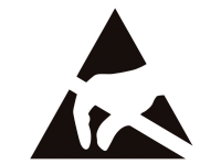 BJZ ESD-logotyp 1000 st Svart/vit (L x B) 9 mm x 7 mm självhäftande