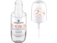 Bilde av Essence French Manicure Tip Painter, 8 Ml, Hvit, Farging, Ugjennomsiktig, Gloss, Flaske