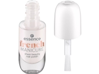 Bilde av Essence French Manicure Sheer Beauty, 8 Ml, Hvit, Rosé On Ice, Farging, Translucent, Gloss