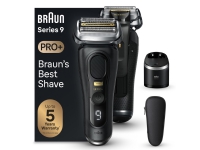 Bilde av Braun Series 9 Pro+ 9560cc, Sort, Batteri, Lithium-ion (li-ion), Innebygd Batteri, 60 Min, Lade, Hygiene, Tørking