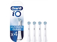 Oral-B iO Series Ultimate Clean Tannbørstehoveder - Hvid - 4-pak Helse - Tannhelse - Tannbørstehoder
