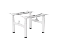Bilde av Ergo Office Er-404w Electric Double Height Adjustable Standing/sitting Desk Frame Without Desk Tops White