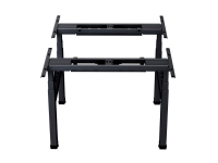 Bilde av Ergo Office Er-404b Electric Double Height Adjustable Standing/sitting Desk Frame Without Desk Tops Black