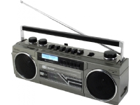 Soundmaster Retro Stereo, Bærbar, Digitalt, DAB+, FM, 3 W, LCD, 3,5 mm TV, Lyd & Bilde - Stereo - Radio (DAB og FM)