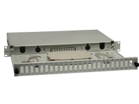 EMITERNET Pull-out distribution box 19 1U 24xSC duplex gray EM/PS-1924SCD0-S PC tilbehør - Nettverk - Patch panel