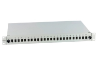 EMITERNET Pull-out distribution box 19 1U 24xSC simplex, gray EM/PS-1924SCS0-S PC tilbehør - Nettverk - Patch panel