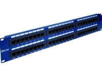 EMITERNET PANEL 19, 48XRJ45 UTP CAT.5E (2U) BLUE DCN/PPFA652K488C5E PC tilbehør - Nettverk - Patch panel