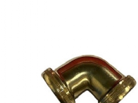 Afløbsvinkel 32X32 mm - Poleret messing Rørlegger artikler - Baderommet - Tilbehør for håndvask