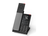 Snom HD351W, IP-telefon, Svart, Trådlös telefonlur, Skrivbord/vägg, Antibakteriell, 1.881792 - 1.897344 GHz