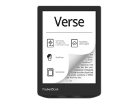 PocketBook 629 Verse - eBook-leser - Linux 3.10.65 - 8 GB - 6 16 grånivåer (4-bts) E Ink Carta (758 x 1024) - berøringsskjerm - Wi-Fi - grå TV, Lyd & Bilde - Bærbar lyd & bilde - Lesebrett
