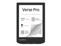 PocketBook Verse PRO - eBook-leser - Linux 3.10.65 - 16 GB - 6 16 grånivåer (4-bts) E Ink Carta (1072 x 1448) - berøringsskjerm - Bluetooth, Wi-Fi - asur TV, Lyd & Bilde - Bærbar lyd & bilde - Lesebrett