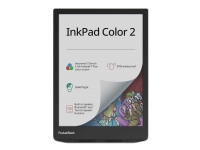 PocketBook InkPad Color 2 - eBook-leser - Linux 4.9.56 - 32 GB - 7.8 16 grånivåer (4-bts) E Ink Kaleido Plus - berøringsskjerm - Bluetooth, Wi-Fi - sølv TV, Lyd & Bilde - Bærbar lyd & bilde - Lesebrett