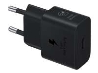 Samsung EP-T2510N - Strømadapter - 25 watt - 3 A - PD 3.0, SFC, PD/PPS (24 pin USB-C) - på kabel: USB-C - svart Tele & GPS - Batteri & Ladere - Ladere