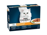 PURINA Gourmet Perle Duck, turkey, lamb, tuna - vådfoder til katte - 12x85 g Kjæledyr - Katt - Kattefôr