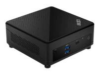MSI Cubi 5 12M - Mini-PC - Core i3 1215U / 1.2 GHz - RAM 8 GB - SSD 256 GB - NVMe - UHD Graphics - Gigabit Ethernet, IEEE 802.11ax (Wi-Fi 6E), Bluetooth 5.3 WLAN: - 802.11a/b/g/n/ac/ax (Wi-Fi 6E), Bluetooth 5.3 - Win 11 Pro - monitor: ingen - svart Gaming