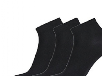 Proactive footies str. 37-41 - Bambus sneakers footie, høj kvalitet sorte,pakke med 3 par Klær og beskyttelse - Arbeidsklær - Sokker