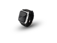 JT BERLIN 10841, Band, Smartwatch, Svart, Apple, Apple Watch Serie 1-3 (42mm), Serie 4-8 (44 45mm), 49mm, Watch Ultra, Äkta läder