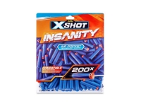 S001-X-SHOT-INSANITY 200 PK Refill Darts Foilbag Leker - Rollespill - Blastere og lekevåpen