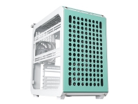Cooler Master Qube 500 FLATPACK - Macaron Edition - mid tower - utvidet ATX (E-ATX) - sidepanel med vindu (herdet glass) - ingen strømforsyning (ATX / SFX / SFX-L) - rosa, kremfarget, mynte - USB/lyd PC-Komponenter - Skap og tilbehør - Alle skap