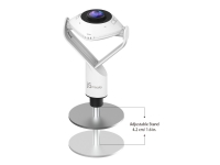j5create JVCU360-N - Konferansekamera - farge - 2 MP - 1920 x 1080 - 1080p - lyd - USB 2.0 / USB-C - MJPEG - DC 5 V