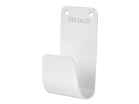 DELTACO e-Charge kabelholder for ladekabel - hvit, rustfritt stål Bilpleie & Bilutstyr - Utstyr til Garasje - Vegglader & Ladekabler