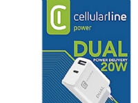 Cellularline ACHIPHUSB2PD20W, Innendørs, AC, Hvit Tele & GPS - Mobilt tilbehør - Diverse tilbehør