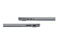 Apple MacBook Pro - M3 - M3 10-core GPU - 8 GB RAM - 512 GB SSD - 14.2 3024 x 1964 @ 120 Hz - 802.11a/b/g/n/ac/ax (Wi-Fi 6E), Bluetooth - romgrå - kbd: Dansk PC & Nettbrett - Bærbar - Apple MacBook
