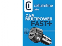 CL adapter 12-24V - 32W multi power adapter fast t/bil m/USB-C & USB tilslutning Tele & GPS - Mobilt tilbehør - Diverse tilbehør