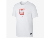 Bilde av Nike Poland Football T-shirt, T-skjorte, Voksen, Hankjønn, Hvit, Red, Monokromatisk