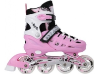 Nils Extreme NH10905 rulleskøyter med utskiftbar, justerbar løper, rosa, størrelse 31-34