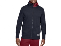 Under Armour Bluza vyriška Baseline Fleece Full Zip Hoodie juoda dydis S (1343006-002)