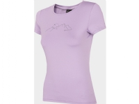 4f T-skjorte for kvinner H4Z22-TSD016 Lys lilla r.M Klær og beskyttelse - Arbeidsklær - T-skjorter