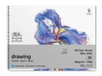 Drawing pad medium 150g 45x61cm, 25 pages Hobby - Kunstartikler - Papir