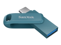 SanDisk Ultra Dual Drive Go - USB-flashstasjon - 64 GB - USB 3.2 Gen 1 / USB-C - navagio-brønn PC-Komponenter - Harddisk og lagring - USB-lagring