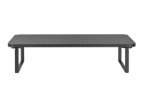 Gembird MS-TABLE-03 - Ställ - rectangle - för bildskärm/bärbar dator - plast, spånskiva, stål - svart - skrivbord