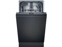 iQ300 SR63EX24KE, Fullstendig innebygget, Slimline (45 cm), Sort, Grafitt, Sort, Knapper, TFT