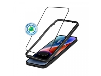Bilde av Crong Antibakterielt 3d Panserglass - 9h Fullskjerm Herdet Glass Iphone 14 Pro + Installasjonsramme