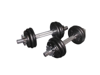 Toorx VAL-15DGN, justerbar dumbbell, Sort, Rustfritt stål, Støpejern, Rustfritt stål, 15 kg, 1 kg, 750 g Sport & Trening - Sportsutstyr - Treningsredskaper
