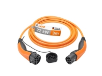 Produktfoto för LAPP Type 2 Charging Cable, up to 22 kW, 3 m, orange