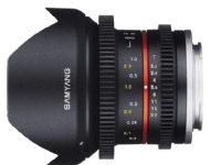 Samyang 12mm T2.2 NCS CS VDSLR, Ultrabredt, 12/10, Sony E