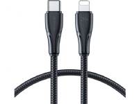 Joyroom USB C - Lightning 20W Surpass Series-kabel for hurtiglading og dataoverføring 1,2 m svart (S-CL020A11) Tele & GPS - Mobilt tilbehør - Deksler og vesker