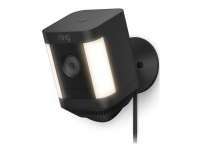 Ring Spotlight Cam Plus Plug-In - Nettverksovervåkingskamera - utendørs - værbestandig - farge (Dag og natt) - 1080p - lyd - trådløs - Wi-Fi Foto og video - Overvåkning - Overvåkingsutstyr