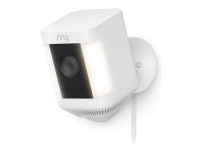 Bilde av Ring Spotlight Cam Plus Plug-in - Nettverksovervåkingskamera - Utendørs - Værbestandig - Farge (dag Og Natt) - 1080p - Lyd - Trådløs - Wi-fi