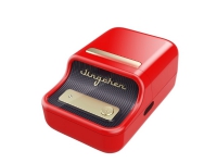 Niimbot B21 etikettskriver bærbar rød termoskriver + etikettrull Skrivere & Scannere - Andre kontormaskiner - Labelskrivere