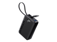 Anker 335 - Strømbank - 20000 mAh - 74 Wh - 22.5 watt - 3 A - 3 utgangskontakter (USB, 2 x USB-C) - svart Tele & GPS - Batteri & Ladere - Kraftbanker