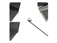 Kensington ClickSafe 2.0 3-in-1 Keyed Laptop Lock - Master Keyed - Sikkerhetskabellås - 1.8 m