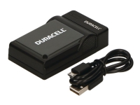 Duracell - USB-batterilader - 1 x batterier lader - svart