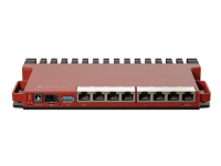 MikroTik L009 Series L009UIGS-RM - - ruter - 9-porters svitsj - 1GbE, 2.5GbE - 2,4 GHz - DIN-skinnemonterbar PC tilbehør - Nettverk - Rutere og brannmurer