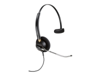 Poly EncorePro 510V - EncorePro 500 series - headset - på örat - kabelansluten - 3,5 mm kontakt - svart - Certifierad för Skype for Buisness, UC-certifierad